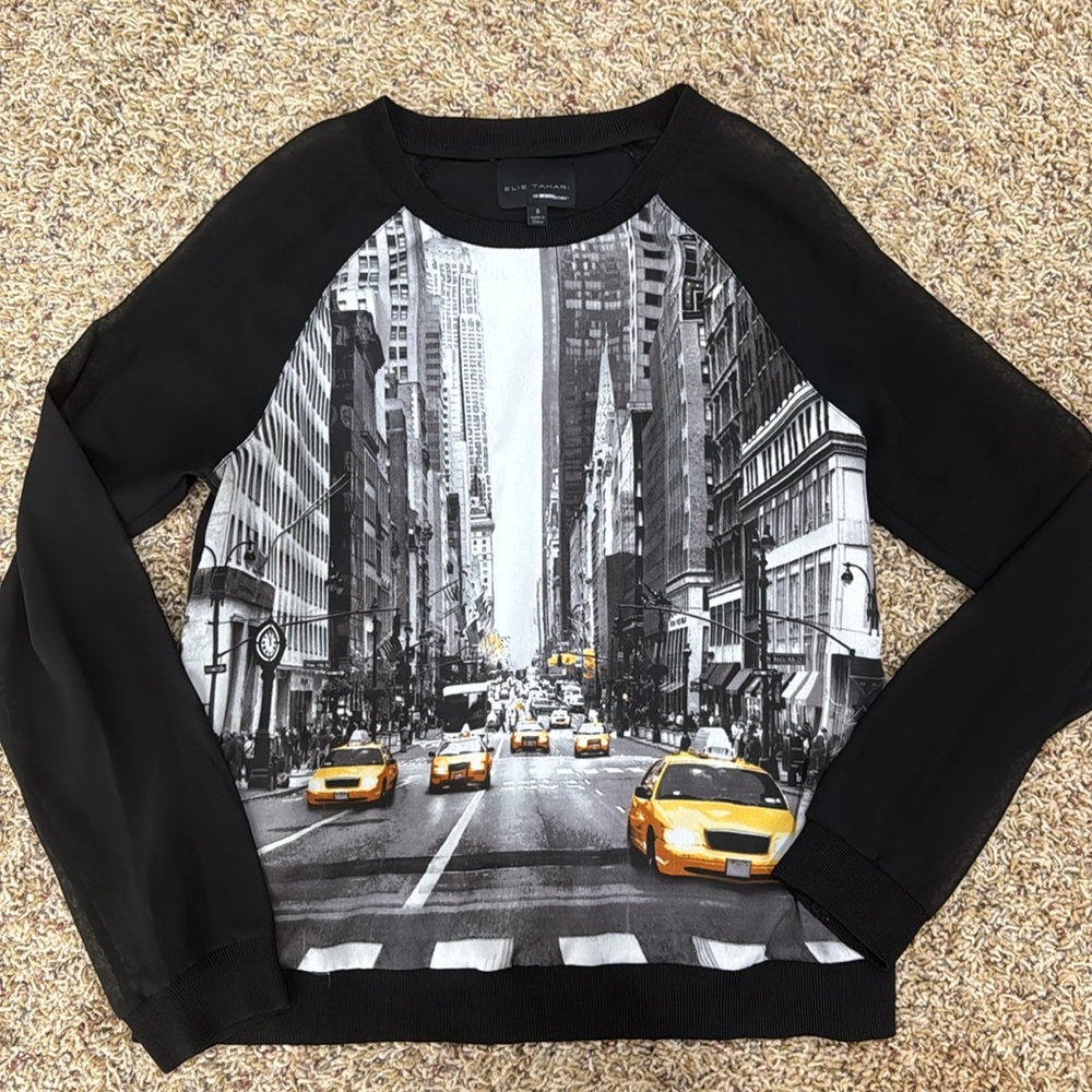 Elie Tahari Taxi Top - Picture 2 of 6